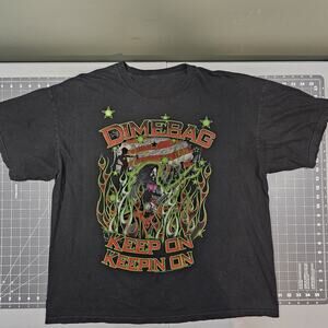 Dimebag Darrell Memorial Tshirt XL Pantera Band Concert Music Y2K Streetwear